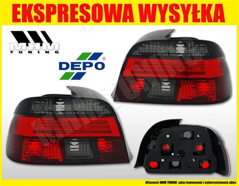 Lampa Tylna Depo Lampy Tyl Bmw E Sedan Red Smoke Lift Look