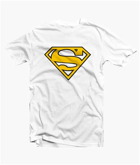 Superman T Shirt Yellow For Men Women Size S-M-L-XL-2XL-3XL