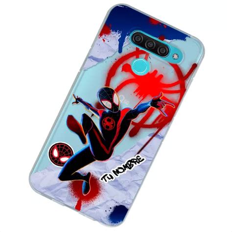 Funda Para LG Spiderman Miles Con Tu Nombre Meses Sin Intereses