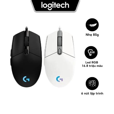 Chuột Gaming Logitech G102 Gen2 Lightsync Tùy Chỉnh Rgb 6 Nút Lập Trình Shopee Việt Nam