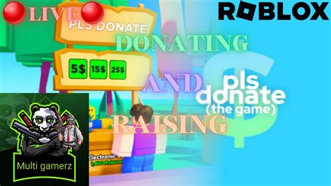 Live Pls Donate Live Stream Donating Raising Robux To You Guys