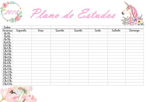 Planner De Estudos