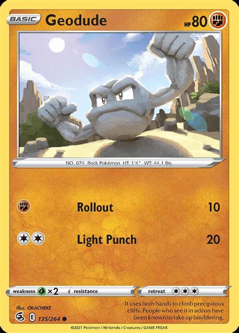 Geodude (swsh8-135) - Pokémon Card Database - PokemonCard