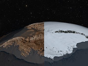 A Quoi Ressemblerait LAntarctique Sans Glace Ciel Espace