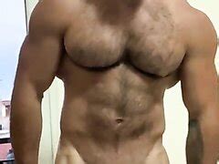 Guys Solo Hairy Muscle Posing Naked For Fans Thisvid