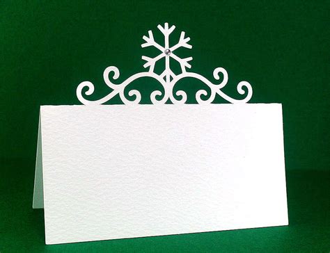 Christmas Place Cards - Free Cut File