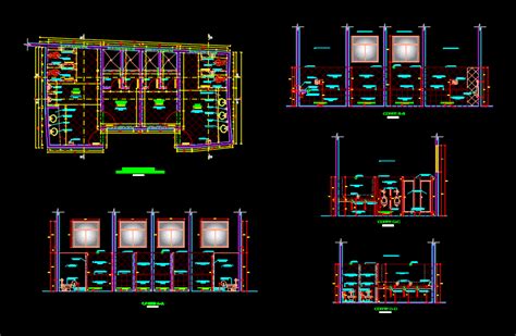 Bathroom Details Dwg Detail For Autocad • Designscad