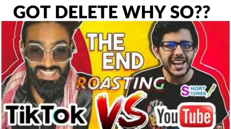 Youtube Vs Tiktok The End Carryminati Video Got Deleted Why In