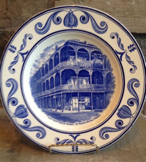 Vintage Scenes Of Old New Orleans Lacy Grille Work Crown Ducal Etsy