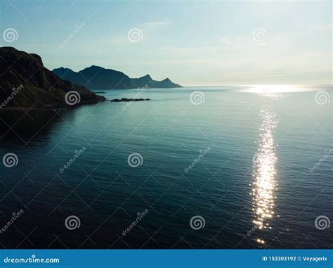 Paysage Marin Sur L Le De Vestvagoy Lofoten Norv Ge Photo Stock