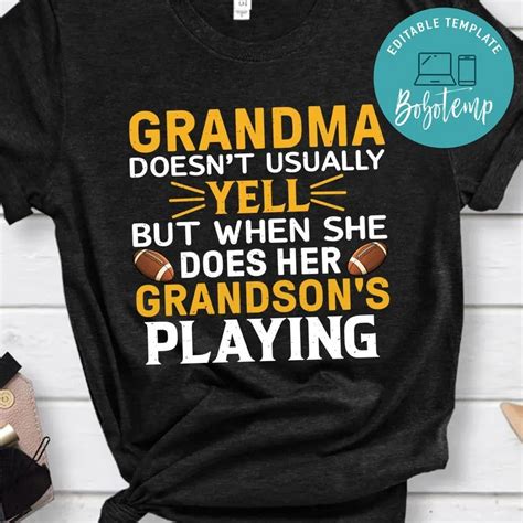 Grandma Doesnt Usually Yell But When She Does Her Grandsons Playing