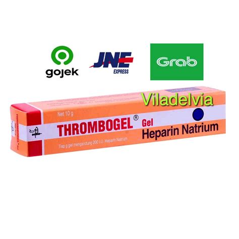 Jual Thrombophob Gel 10g Heparin Sodium Salep Memar Trombopop