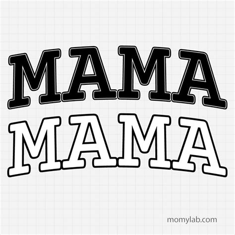 Mama SVG MOM SVG Mama Varsity Svg Mama Png Mama Letters - Etsy