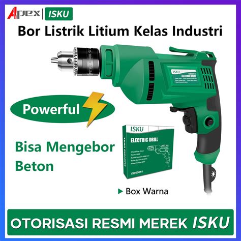 Jual Isku Mesin Bor Tangan Listrik Bor Electric Drill Bolak Balik W