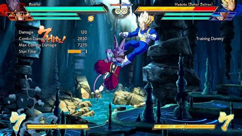 Mid Screen Bnb Beerus Combo DBFZ YouTube