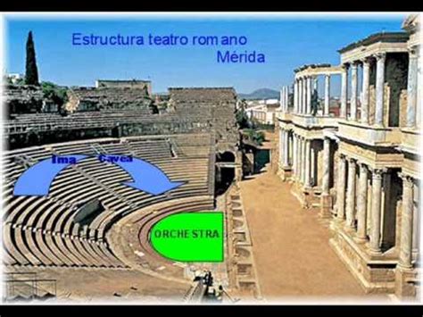 Distribucion Asientos Teatro Romano De Merida Teatro De Animas