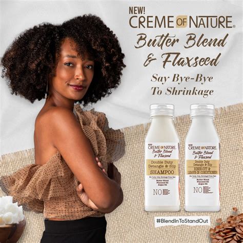 Creme Of Nature Butter Blend Flaxseed Shampoo Ml