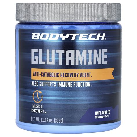 BodyTech Glutamine Unflavored 11 12 Oz 315 G