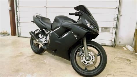 Crashed Beauty - Matte Black Motorcycle Wrap | Wrapfolio