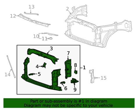 Genuine Oem Radiator Support Kit Part Fits Gm Up