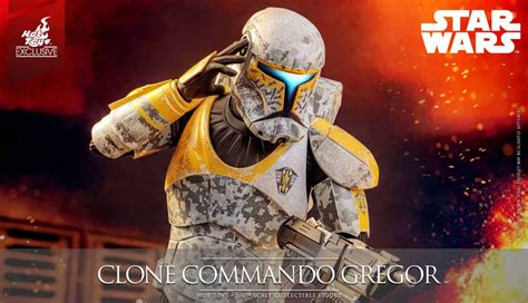 Clone Commando Gregor Joins Hot Toys Star Wars Sixth Scale Action Figure Collection