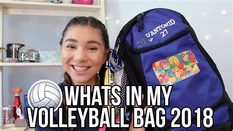 What S In My Volleyball Bag 2018 YouTube