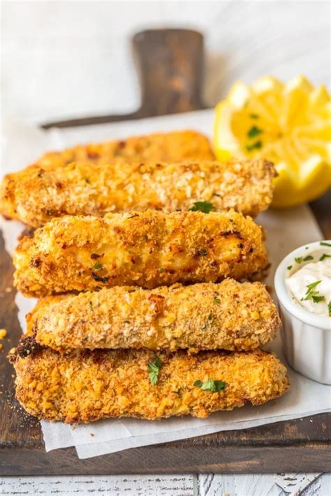 Fish Sticks Recipe Crispy Baked Fish Sticks Video