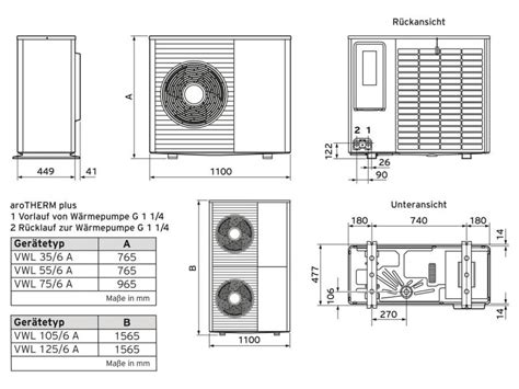 Vaillant Heizungsw Rmepumpe Luft Wasser Arotherm Plus Vwl A A