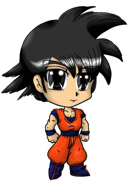 Chibi Goku By Zerxes On Deviantart