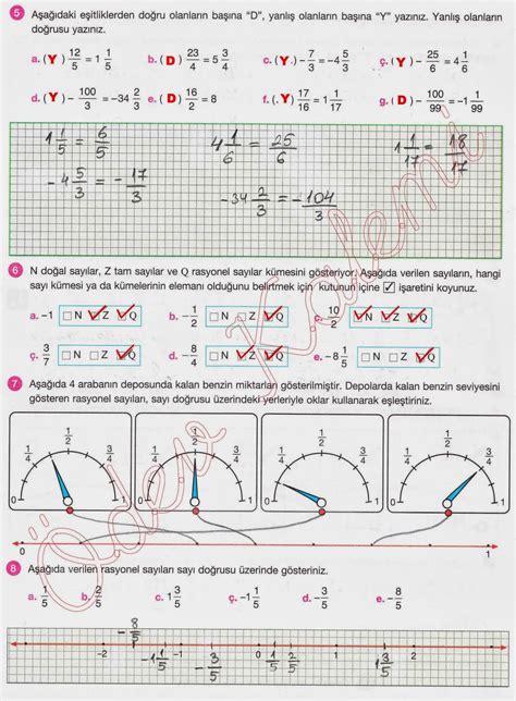 Sinif Matematik Aydin Yayinlari Ali Ma Kitabi Cevaplari Sayfa