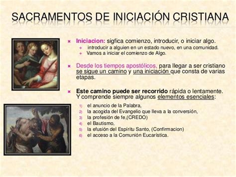 Sacramentos De Iniciacion Cristiana