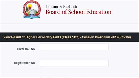 JKBOSE 11th Class Result 2023 Bi Annual OUT Get Private Marksheet Here