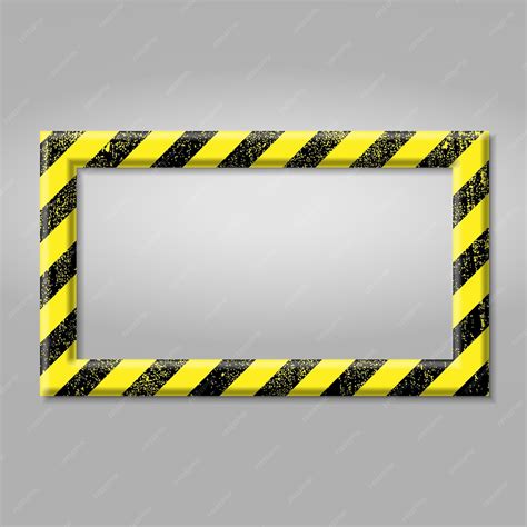 marco  linea de color amarillo  negro vector premium