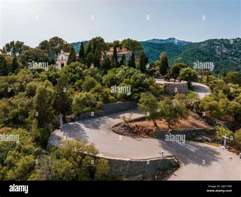 Aerial view of Pollenca, Mallorca, Spain Stock Photo - Alamy