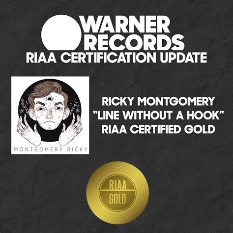 Ricky Montgomery Line Without A Hook Certified Gold