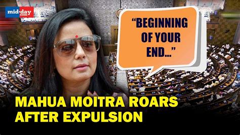 Cash For Query TMC MP Mahua Moitra Expelled From Lok Sabha Warns BJP