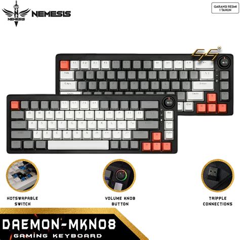 Jual NYK Nemesis DAEMON MKN08 MKN 08 Keyboard Gaming Mechanical