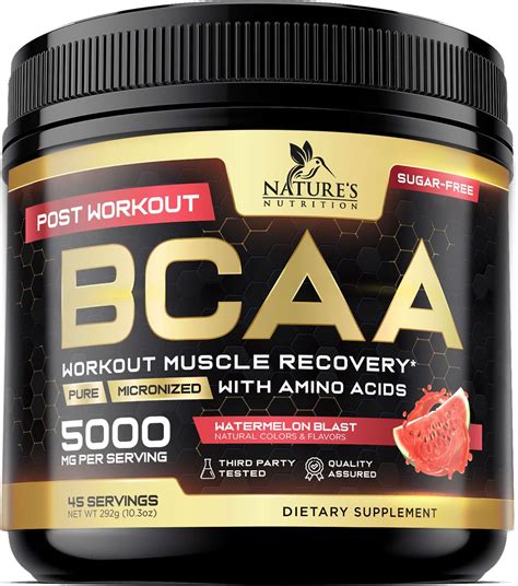 Amazon BCAA Powder Post Workout Muscle Recovery Support