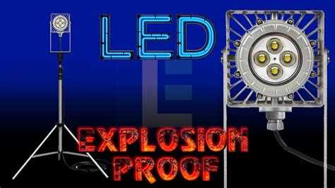 50W Explosion Proof LED Tripod Light Industrial Elevated Lighting For