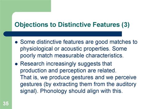 Distinctive Features презентация онлайн