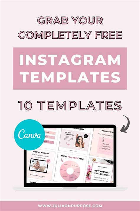 10 Free Instagram Canva Templates Artofit