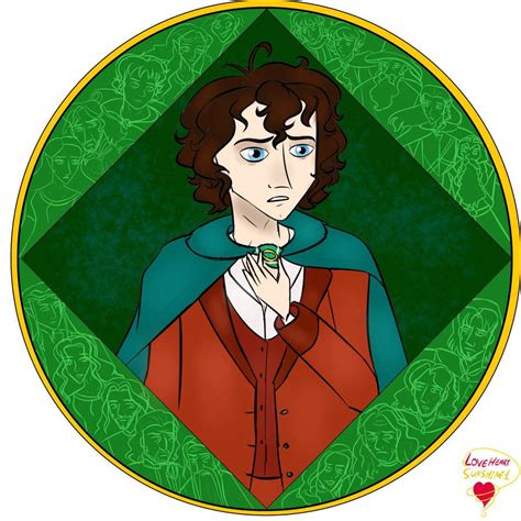 Frodo Baggins is surrounded by the ring by Loveheartsunshine1 on DeviantArt