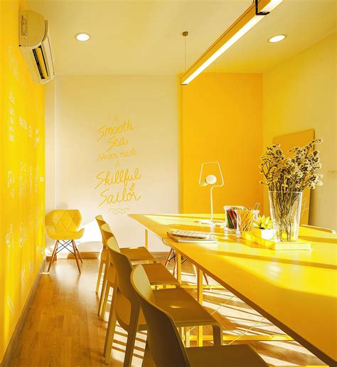 Brightly Colored Co-working Office – Commercial Interior Design