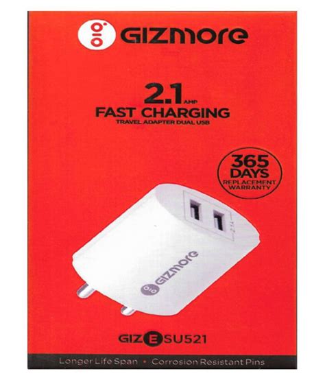 Gizmore A Travel Charger Chargers Online At Low Prices Snapdeal