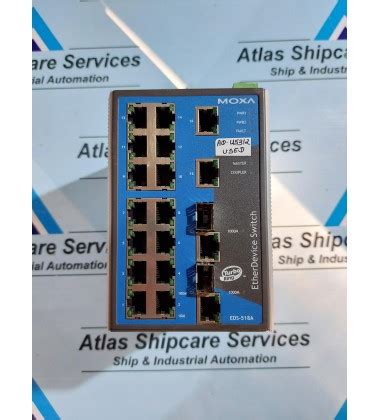 MOXA EDS 518A T ETHERDEVICE SWITCH Atlas Shipcare Services