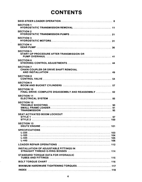 New Holland L225, L325, L425, L445 SkidSteer Service Manual