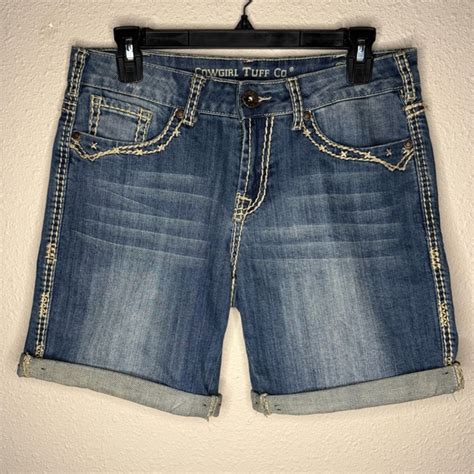 Cowgirl Tuff Shorts Cowgirl Tuff Blue Jean Shorts Poshmark