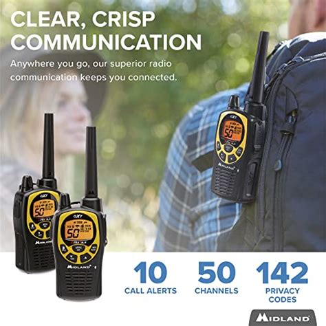 Midland 50 Channel Gmrs Two Way Radio Long Range Walkie Talkie With