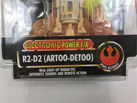 Star Wars The Power Of The Force Rebel Alliance R2 D2 Electronic Power F X With Light Up Radar