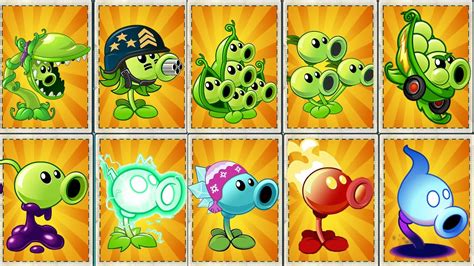 Pvz 2 Gameplay All Pea Plants Power Up Challenge Which Pea Is Best